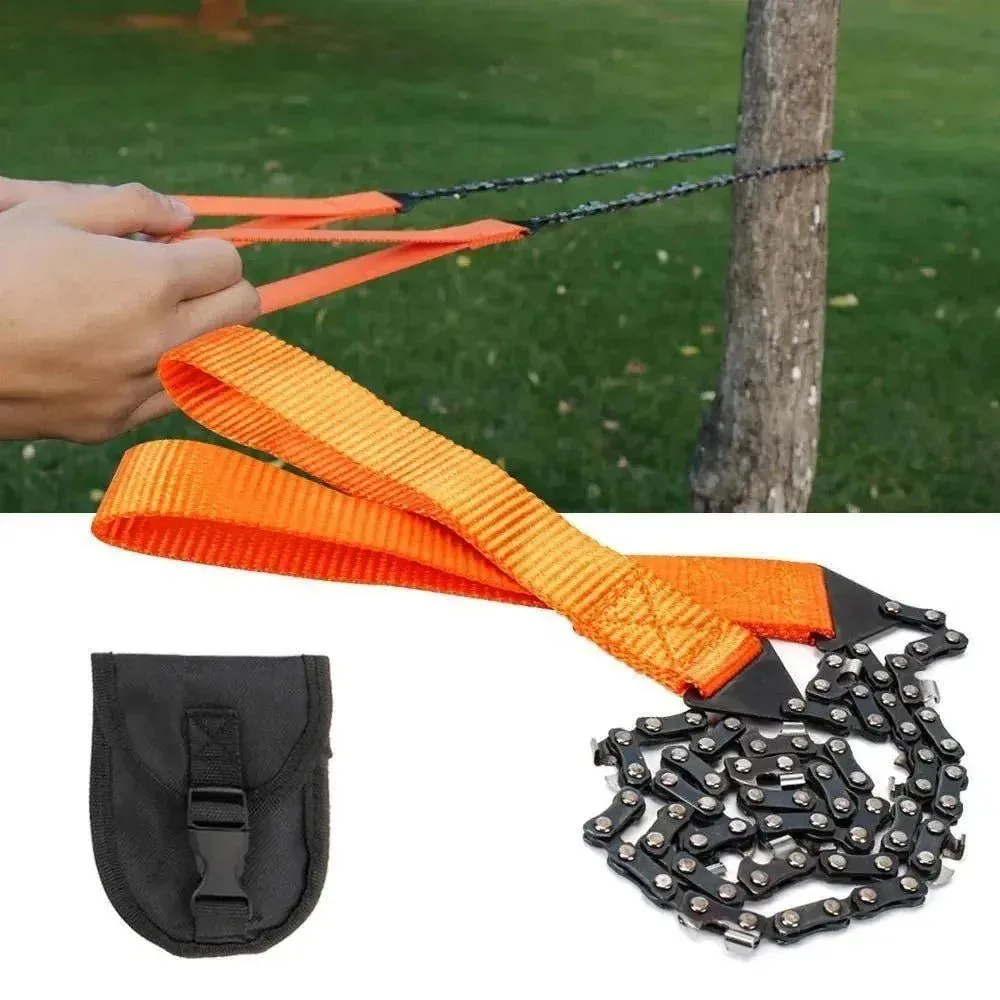Superior 11-in-1 Compact Pocket Chain Saw – Portable Survival Tool for Camping Hiking Dependable