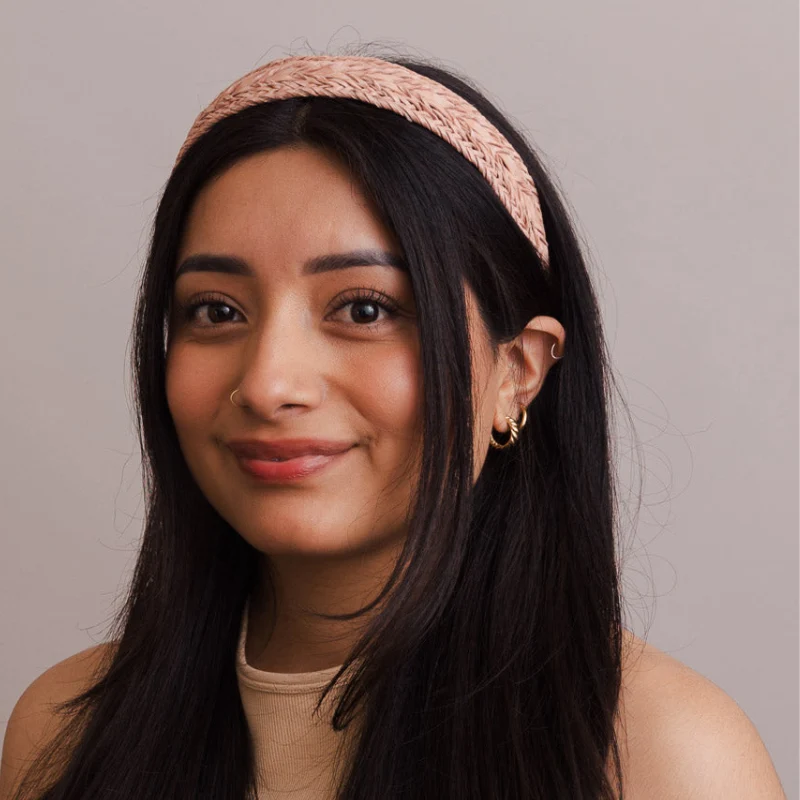 Fine Vegan Leather Headbands Relaxed