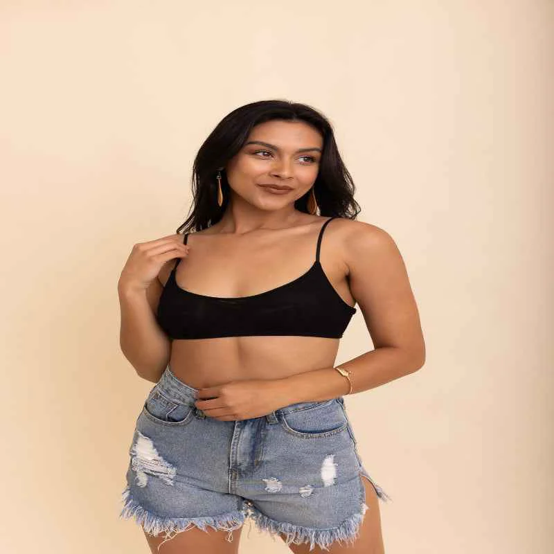 High-Grade Sheer Mesh Bralette Healthy