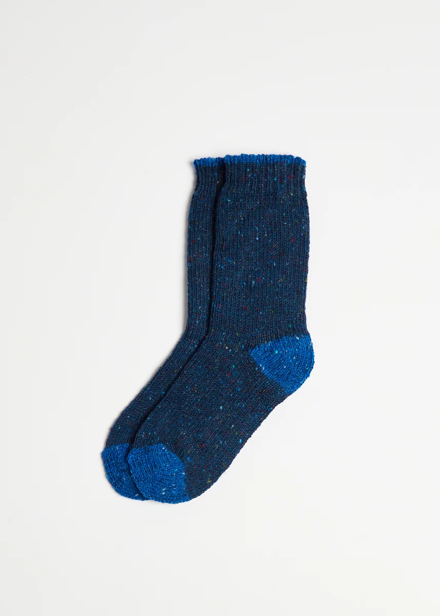 Detailed Foxford Men’s Walking Socks Navy Unique