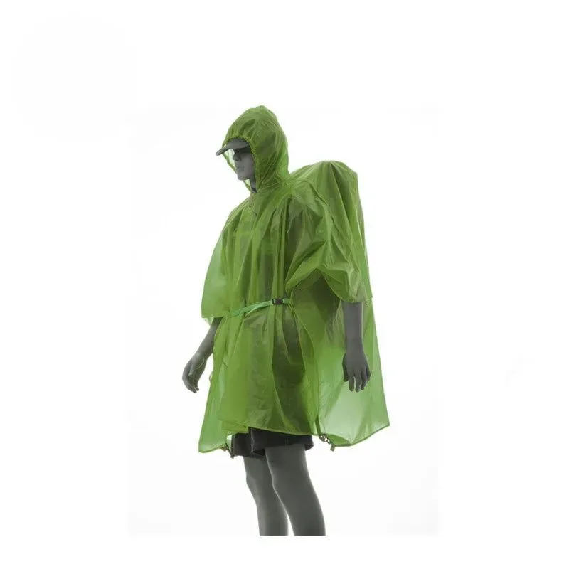 Stylish FLAME S CREED Ultralight 15D Nylon Rain Jacket – Dual-Use Raincoat Mini Tarp 5000mm Waterproof 220g Reliable