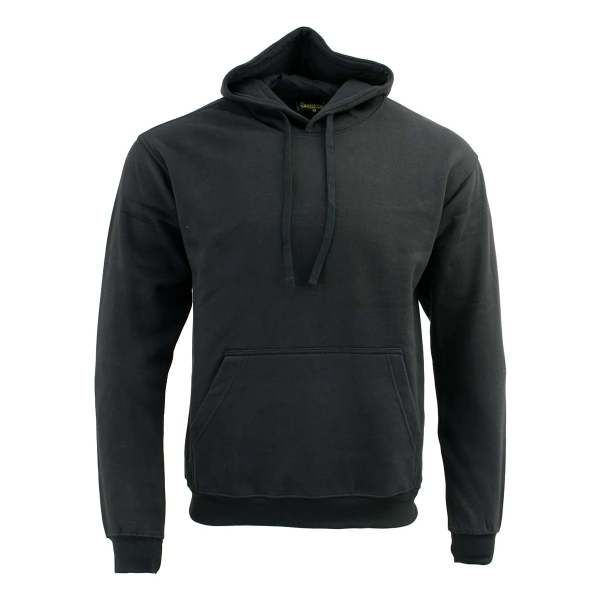 Selected Biker Clothing Co. BCC118027 Men’s Classic Black Pullover Hoodie Sweater Trendy