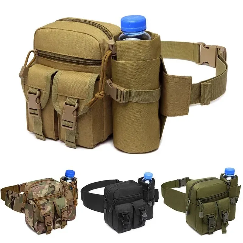 Casual Men’s Tactical Waist Pack – Nylon Belt Bag for Outdoor Sports and Hunting Genuine
