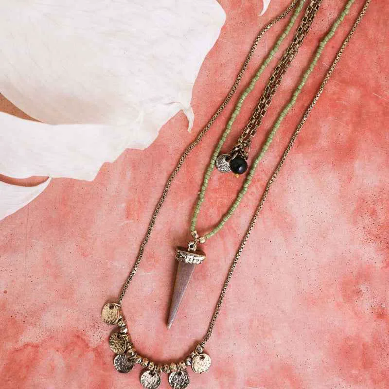 Contemporary Layered Boho Pendant Exclusive