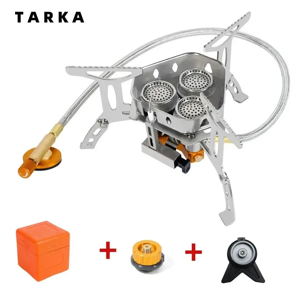 Enhanced Head Gas Stove – Folding Burners for Camping and Backpacking Refined