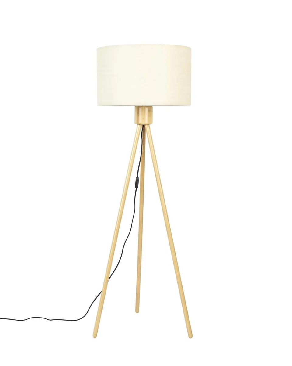 Premium Floor Lamp Bamboo Functional