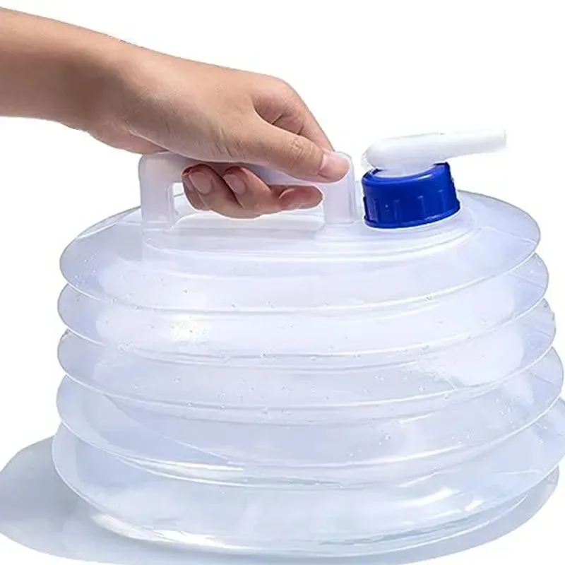 Verified Portable Collapsible Water Storage Bucket Versatile Outdoor Emergency Solution Excellent