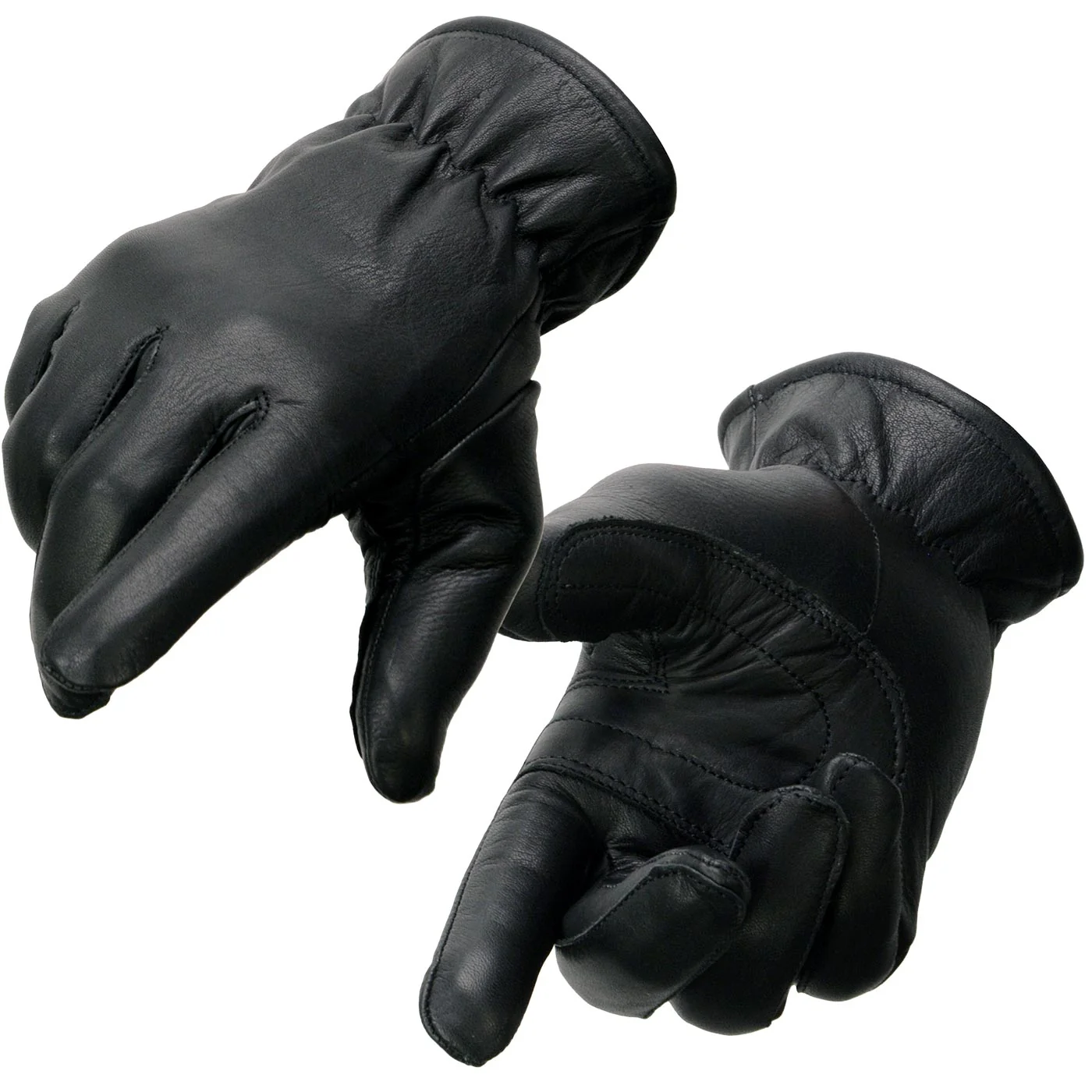 High-Performance Milwaukee Leather MG7715 Women’s Black Leather Thermal Lined Motorcycle Gloves w Cinch Wrist Closure Green
