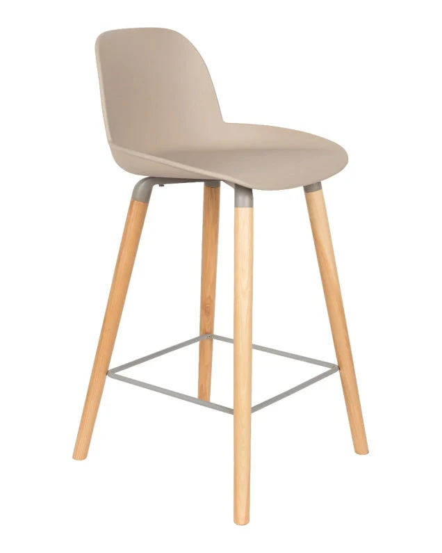 Crafted Counter Stool Albert- Taupe Convenient