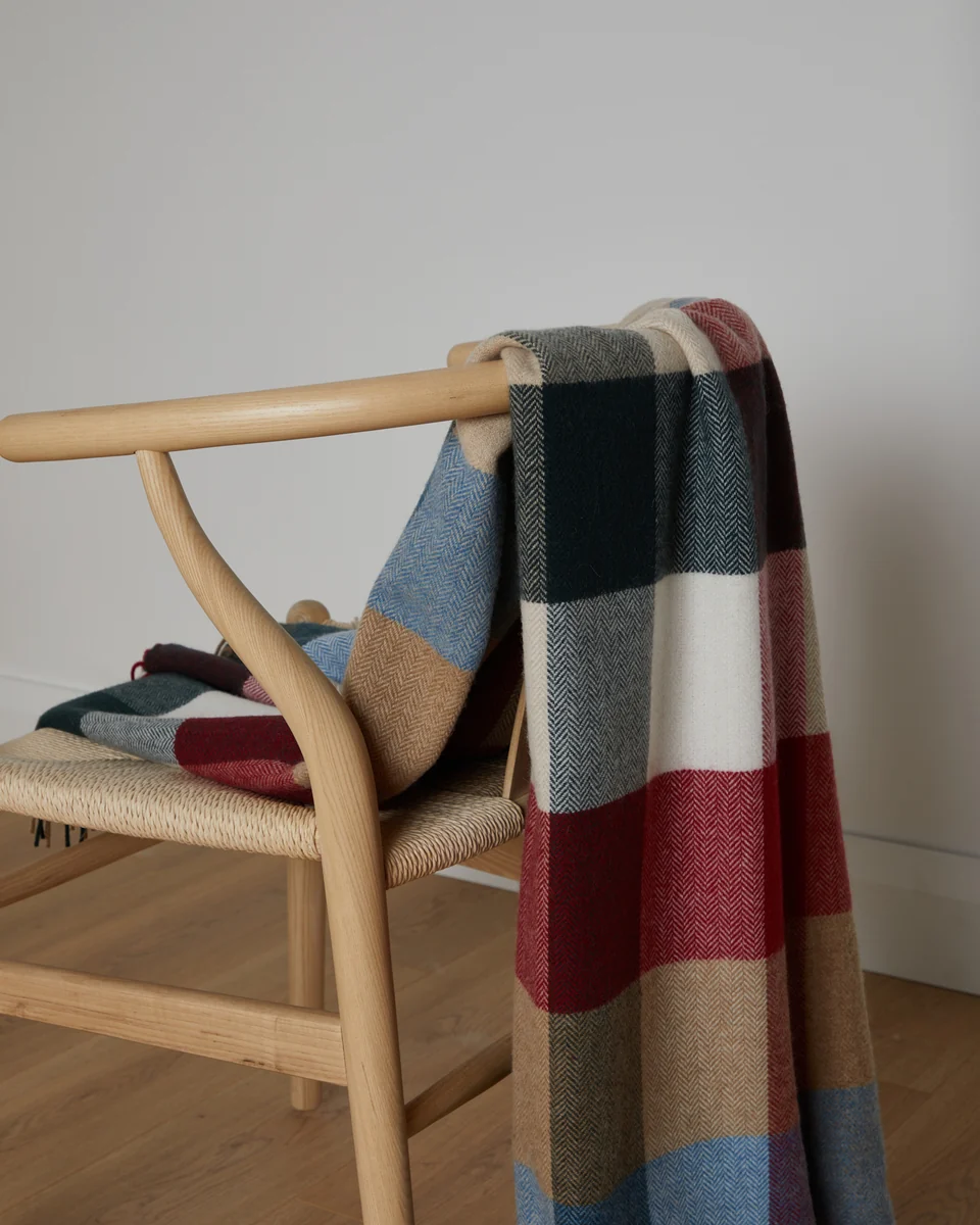 Exceptional Foxford Woodland Avenue Lambswool Throw Unique