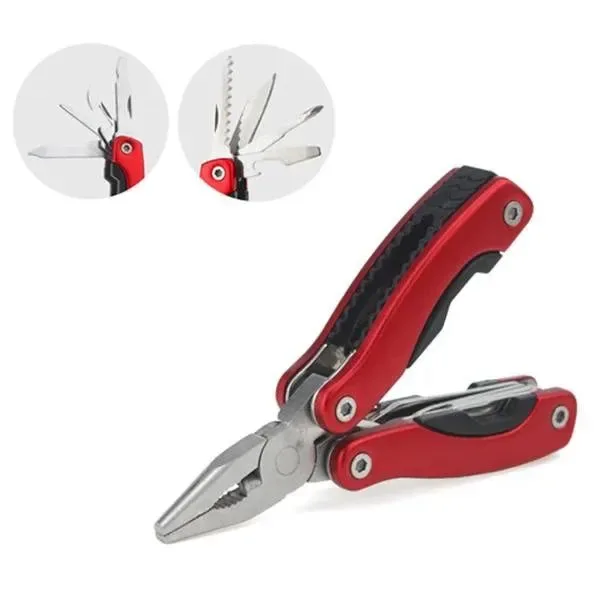 Breathable Stainless Steel 9-in-1 Portable Multi-Tool Plier – Essential Camping Gear for Outdoor Survival Convenient