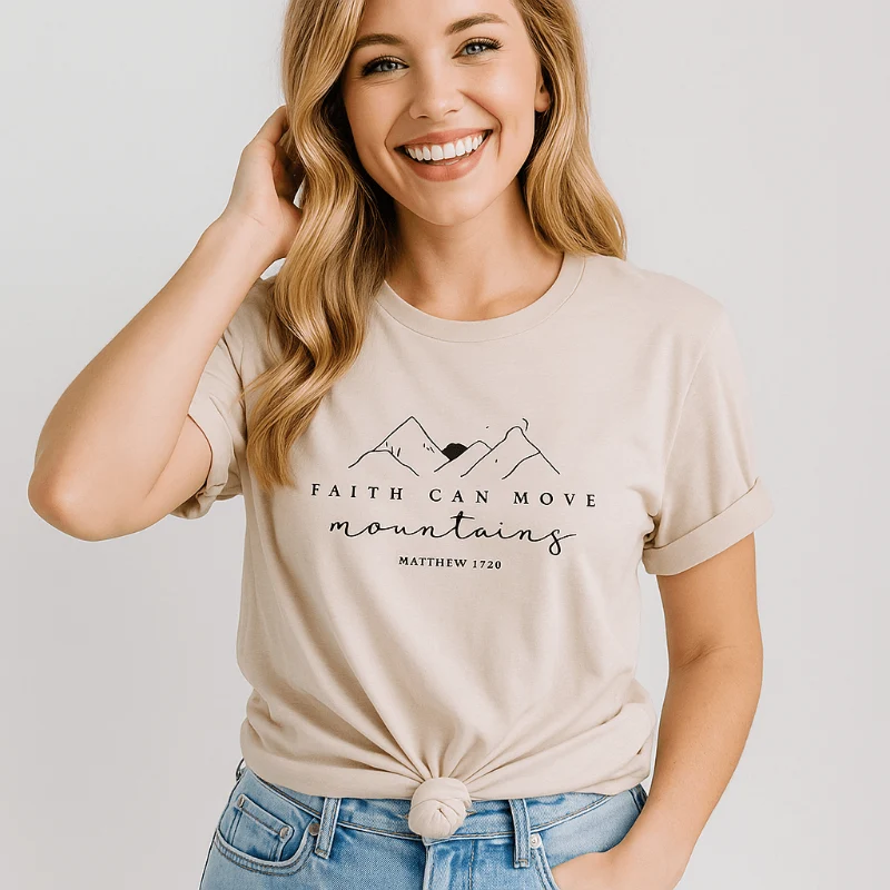 Practical Faith Mountains T-Shirt Genuine