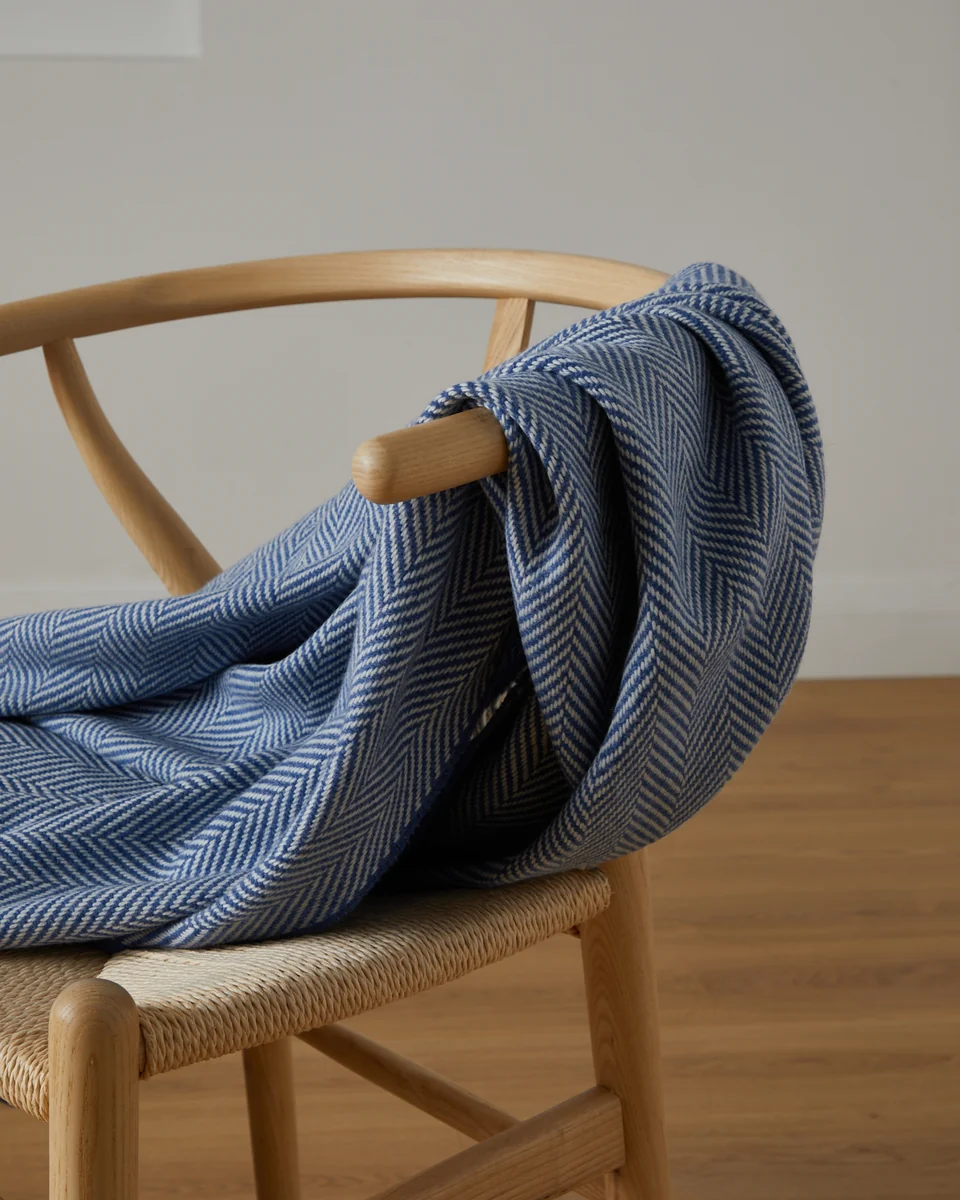 Excellent Foxford Inishmore Cashmere and Lambswool Throw Long-Lasting