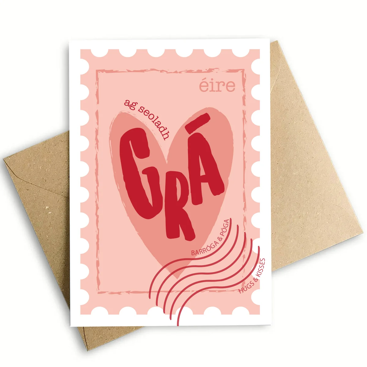 Lightweight Sending Love Greeting Card Healthy