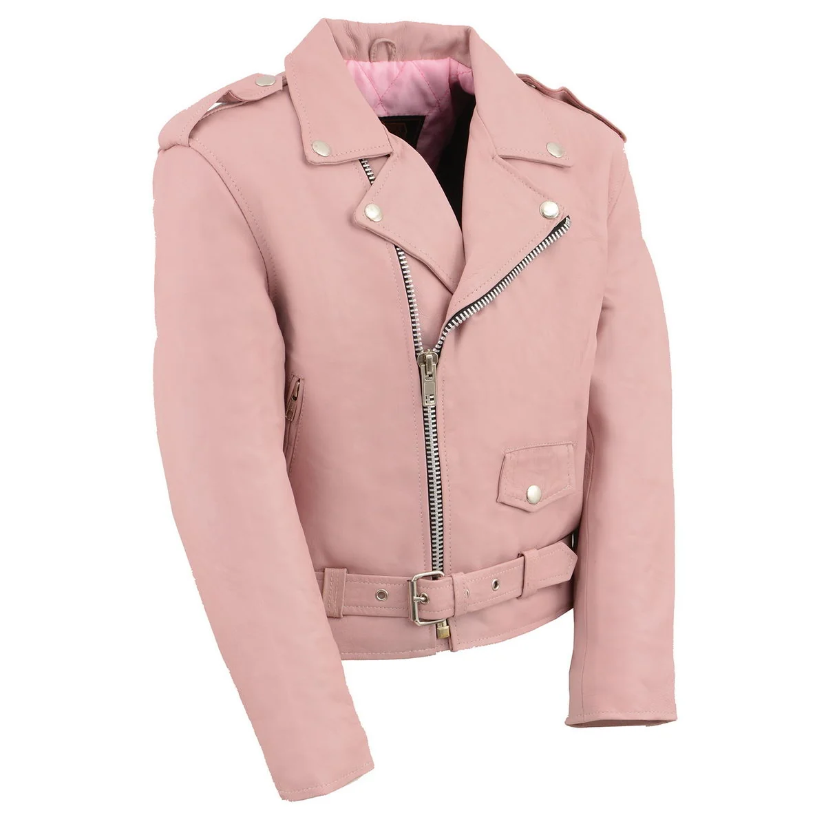 Professional Milwaukee Leather SH2010 Girls Toddler Classic Style Pink Leather Motorcycle Jacket Excellent