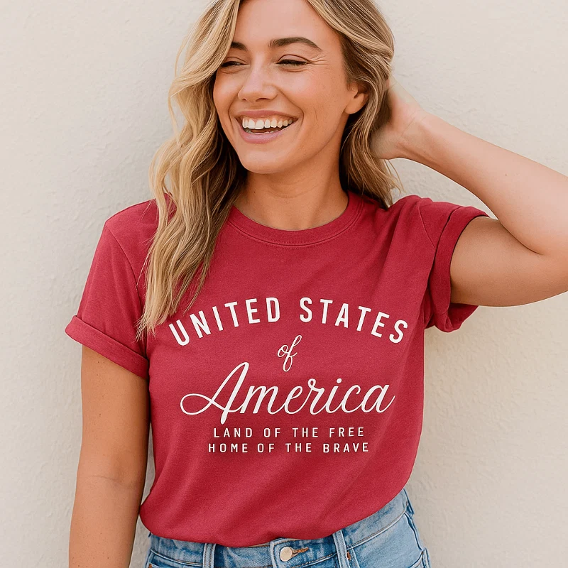 Reliable USA Patriotic Tee Trendy