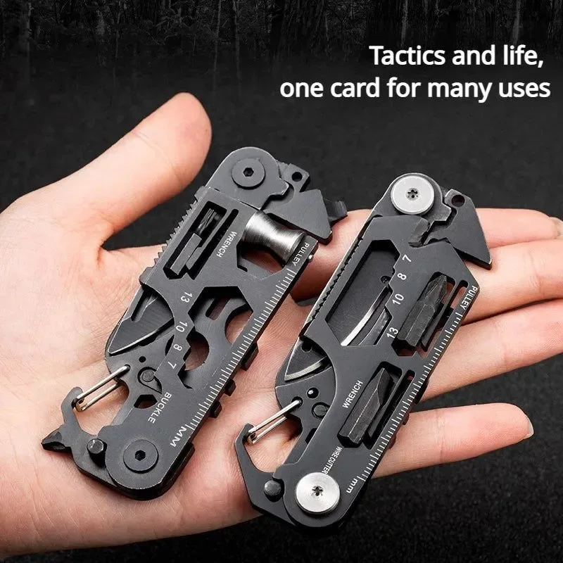 Luxury Multifunctional Outdoor Pocket Tool Combination Card with Tactical Knife Smart