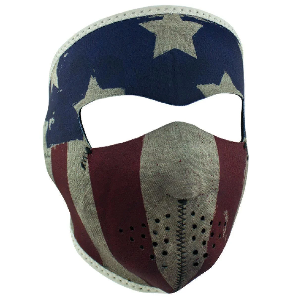 Unique ZanHeadgear WNFM408 Neoprene Full Face Mask Patriot Vintage Design Modern