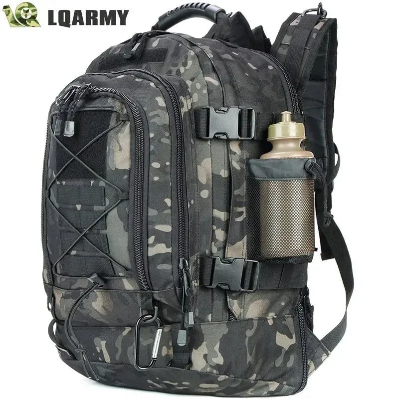 Recyclable 60L Military Tactical Backpack – Army Molle Assault Rucksack for Outdoor Travel Hiking Camping Hunting Functional