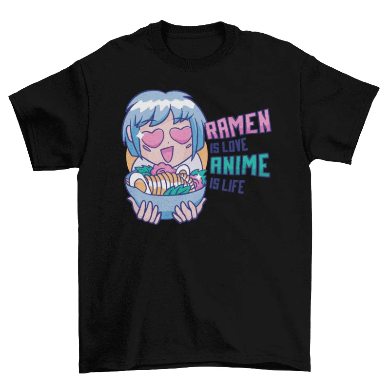 Consistent Ramen Anime T-Shirt Reusable