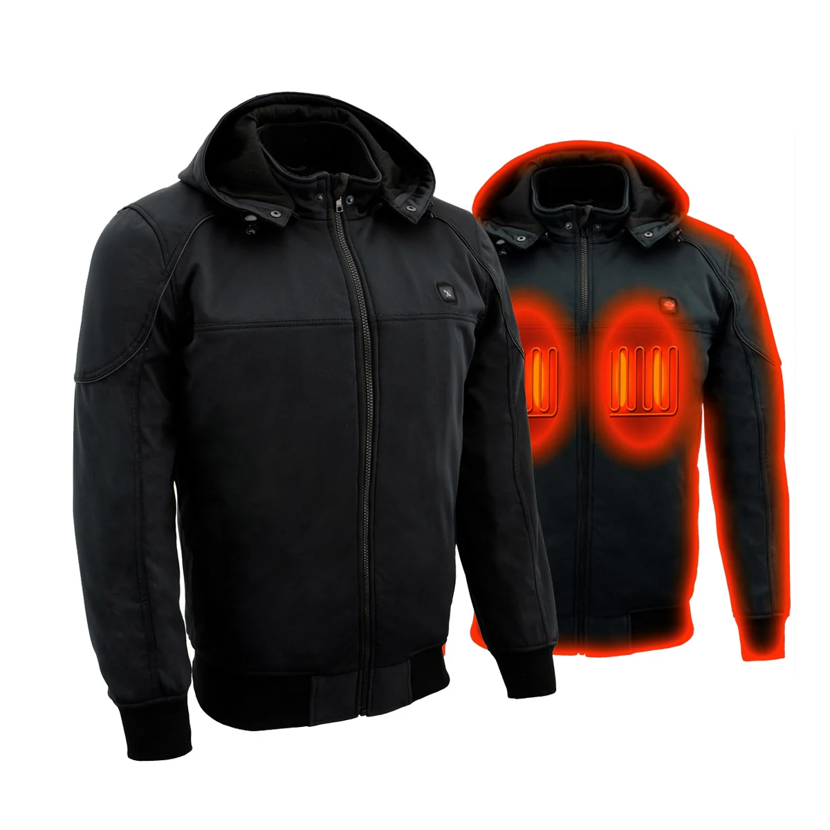 Functional NexGen Heat Men s Heated – Soft Shell Racing Style Jacket 7.4V 3 Heat Levels Night Visibility – Cold NXM1761SET Consistent