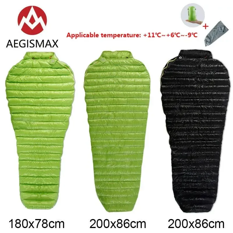 Detailed Outdoor Adult Portable Camping Double Sleeping Bag – Three-Season Ultra-Light 95 Goose Down Responsible