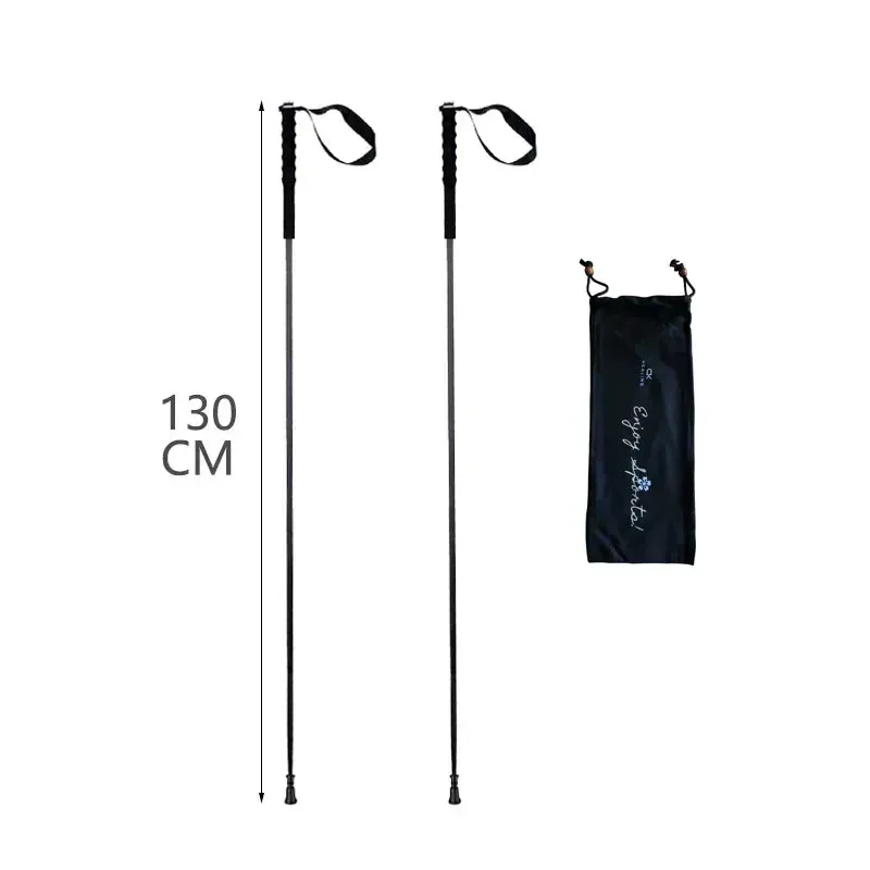 Carefully Designed Ultra Light Carbon Fiber Trekking Poles Folding Hiking Sticks for Collapsible and Nordic Walking Modern