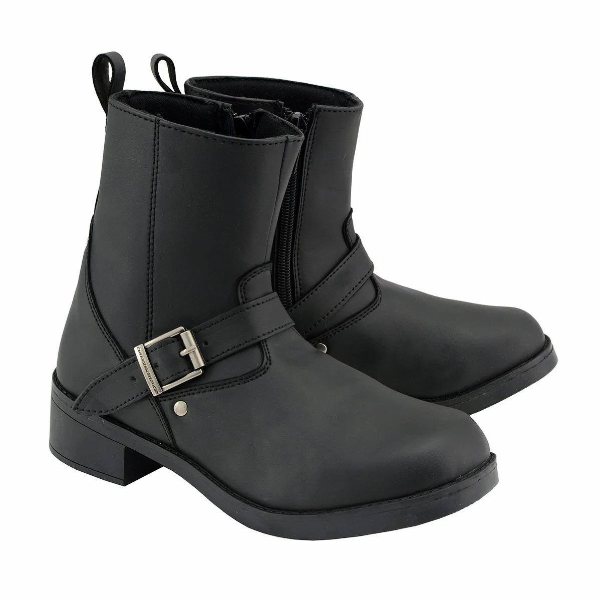 Premium Milwaukee Leather MBK9295 Kids 6 inch Engineer Style Biker Boots Original