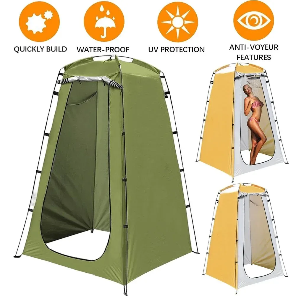 High-End Portable Privacy Shower Tent – Waterproof Changing Room Shelter for Camping Hiking Beach and Outdoor Activities Outstanding