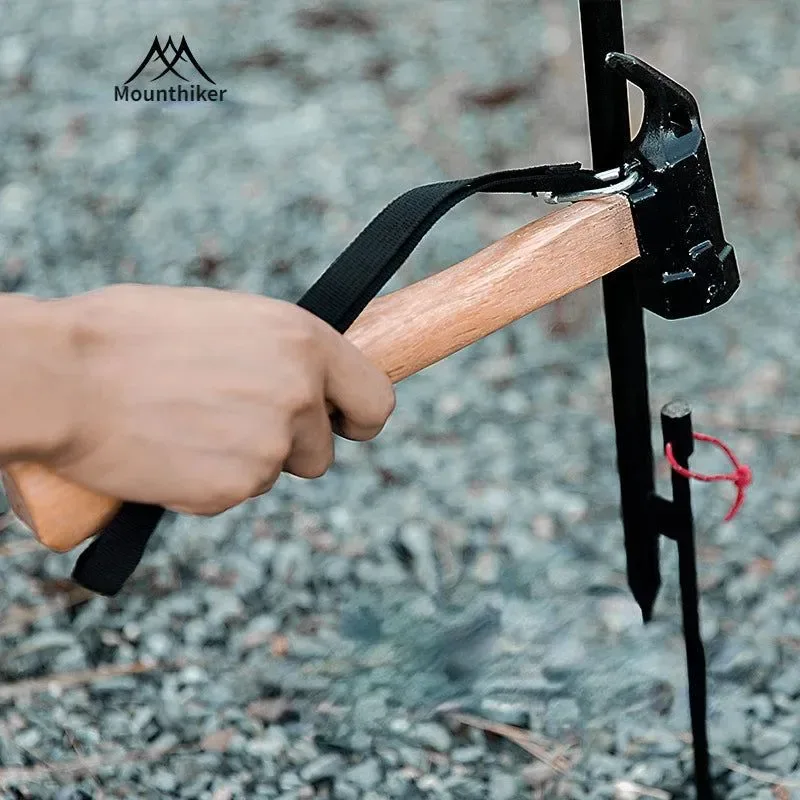 Carefully Designed Mounthiker Outdoor Tent Nail Hammer – Metal Iron Installation Hammer Emergency Safety Escape Hand Tools for Camping Outstanding