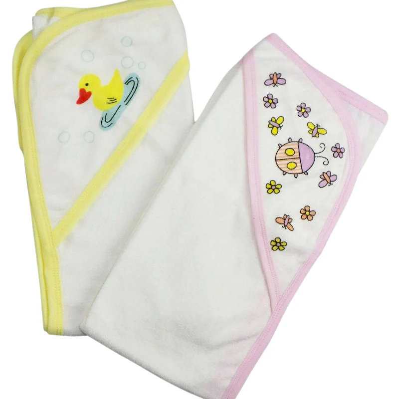 Solid Hooded Baby Bath Towels Smooth