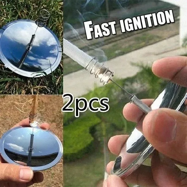 Consistent 1 2pcs Camping Survival Solar Lighter – Waterproof Windproof Fire St Breathable