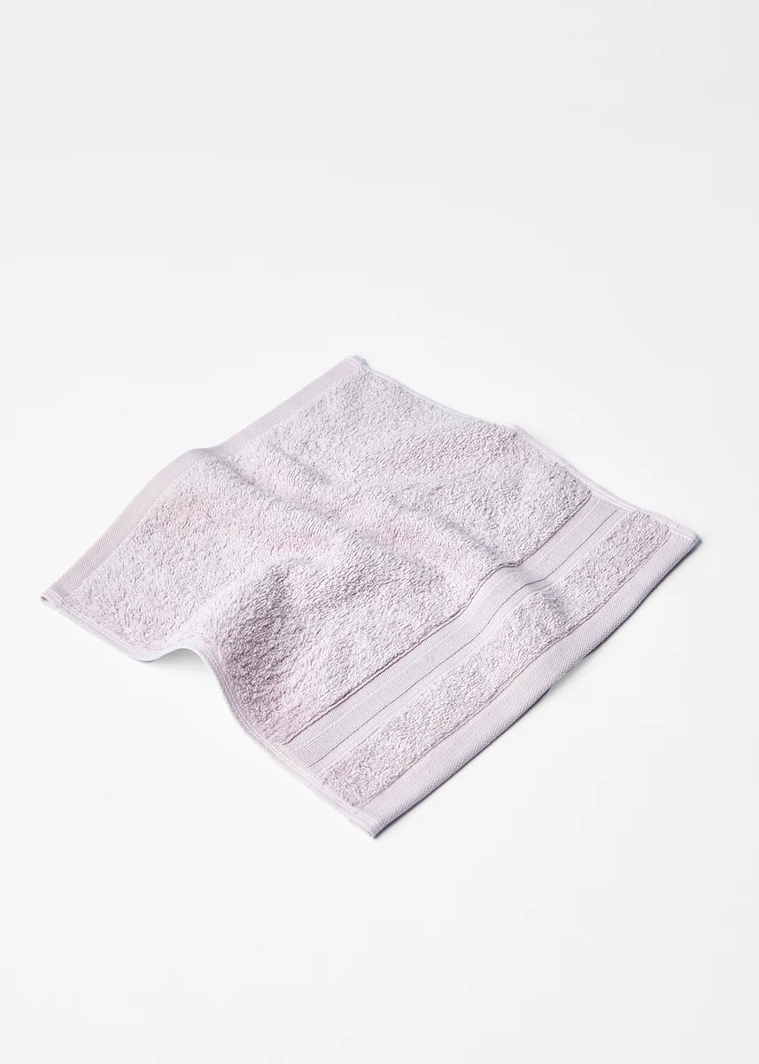 Relaxed Foxford Luxury Cotton Face Towel – Blush Smooth
