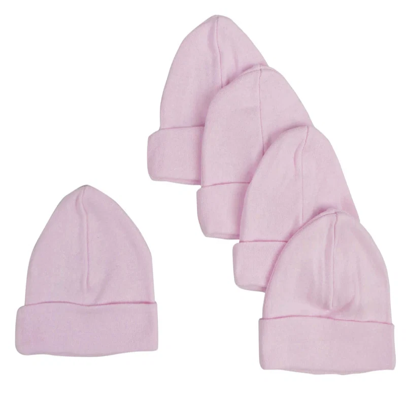 Fashionable Pastel Pink Baby Beanie High-Performance