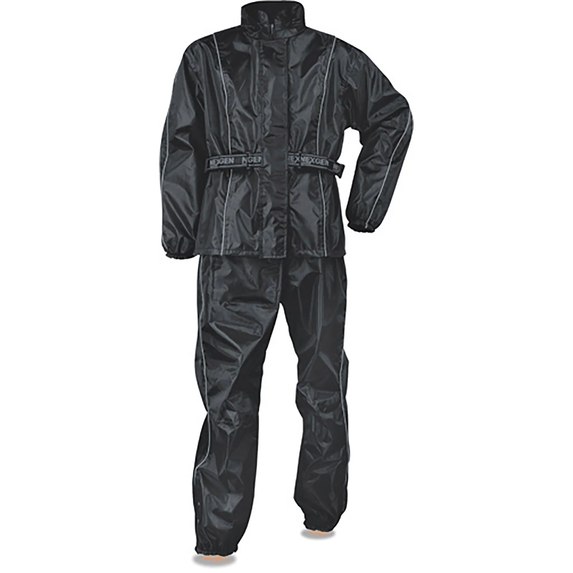 Relaxed NexGen SH2215L Women’s Lightweight Oxford Nylon Black Water Resistant Rain Suit Healthy