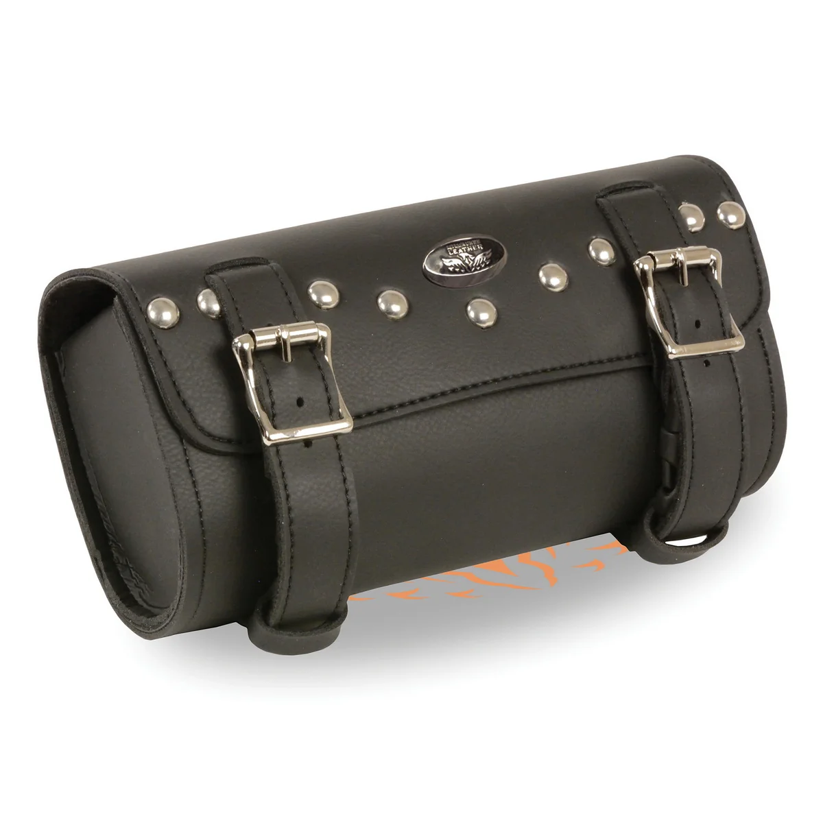 Professional Milwaukee Performance SH49701 Black PVC Double Buckle Studded Tool Bag for Motorcycles Powerful