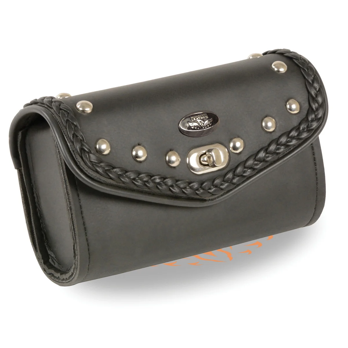 Secure Milwaukee Performance SH49908 Black PVC Small Braid and Stud Windshield Bag World-Class