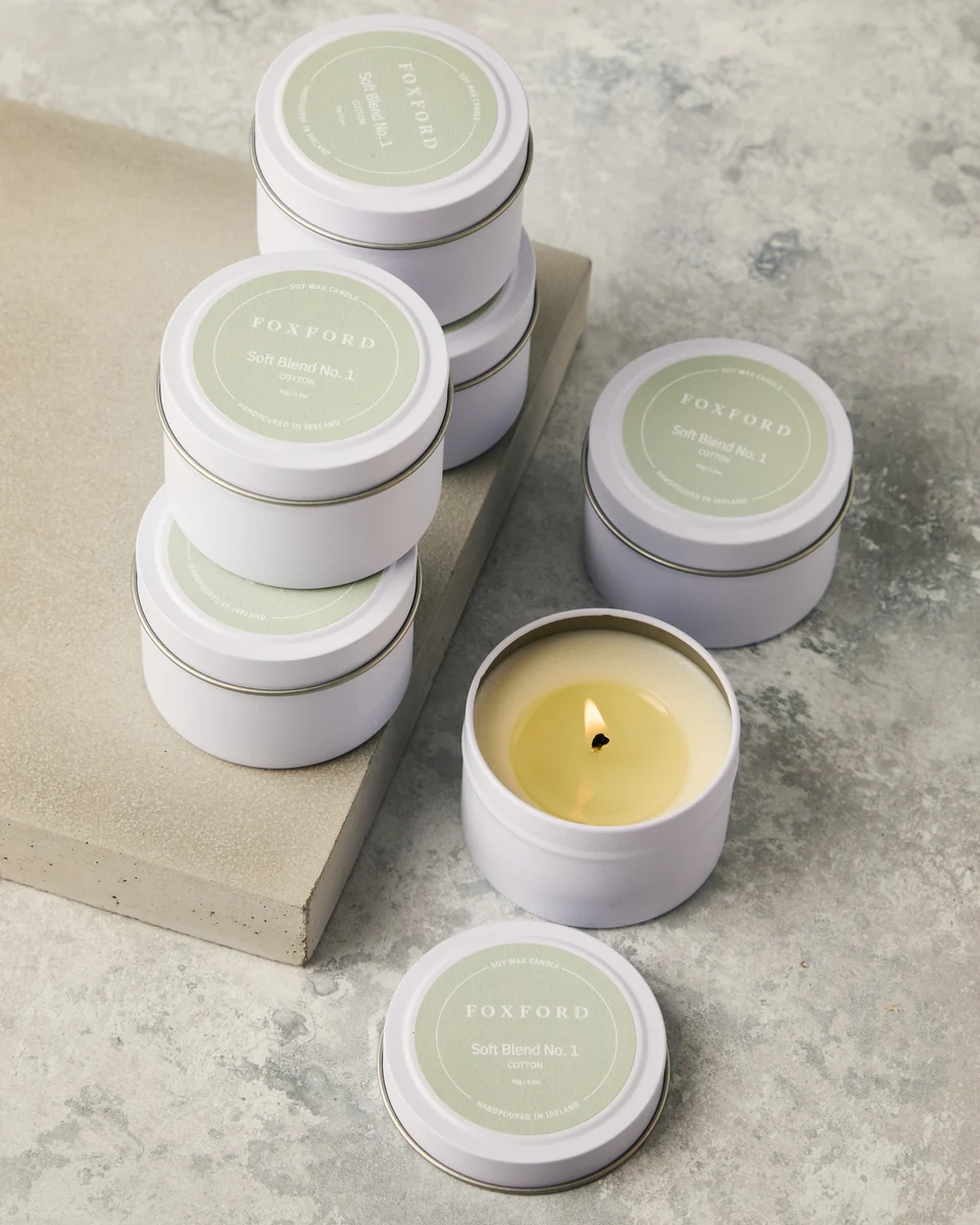 Prestigious Foxford No.1 Cotton Travel Candle 90g Breathable