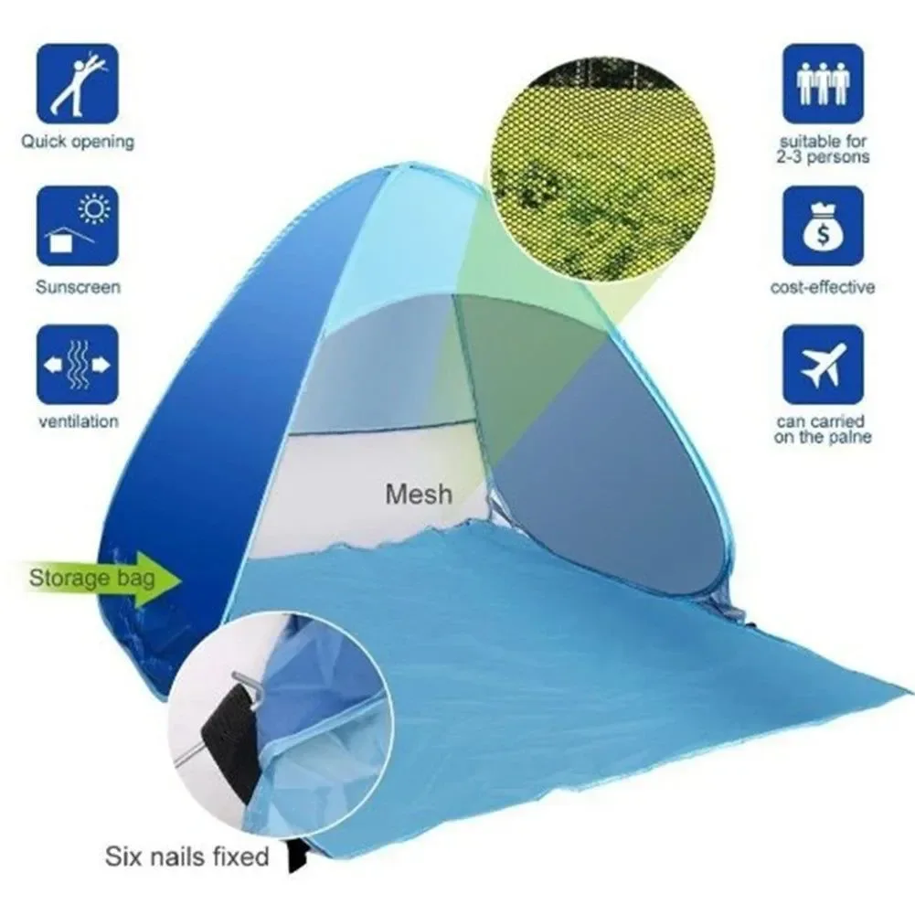 Authentic Beach Tent UV 50 Automatically Popping Outdoor Tent World-Class