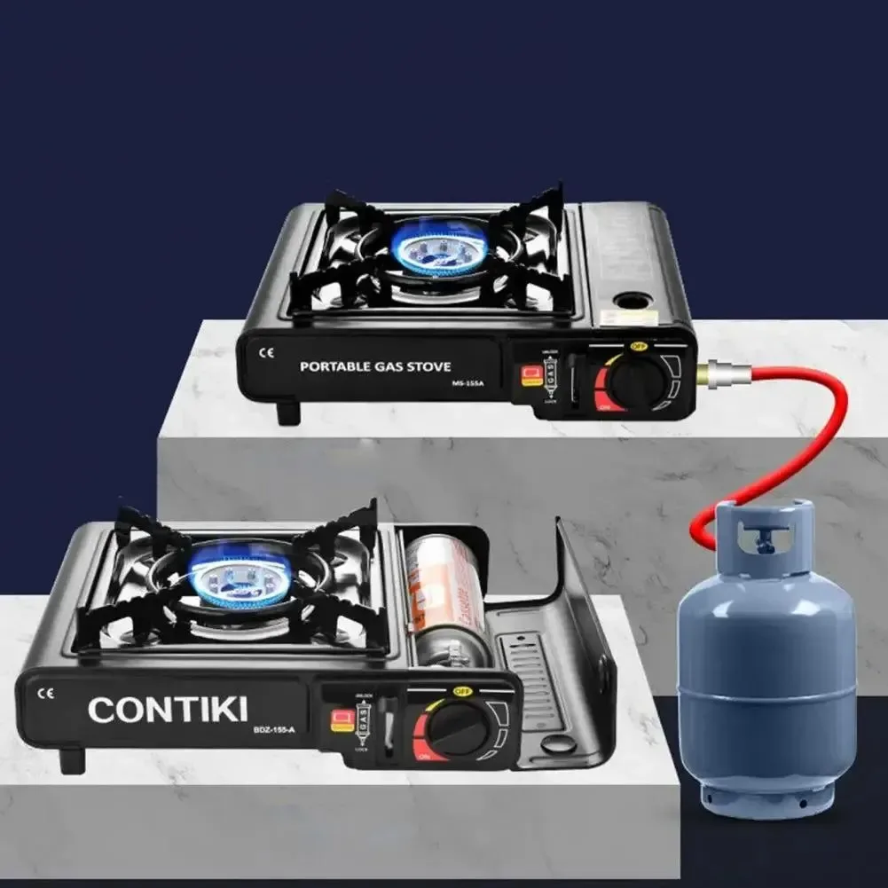 Recyclable Gas Stove Burner Windproof Mini Camping Cooker Casual