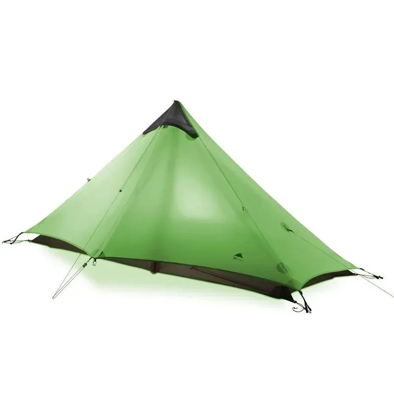 Reliable 3F UL GEAR Lanshan 1 Single Person 3 Season Rodless Tent Ultralight Camping Shelter Selected