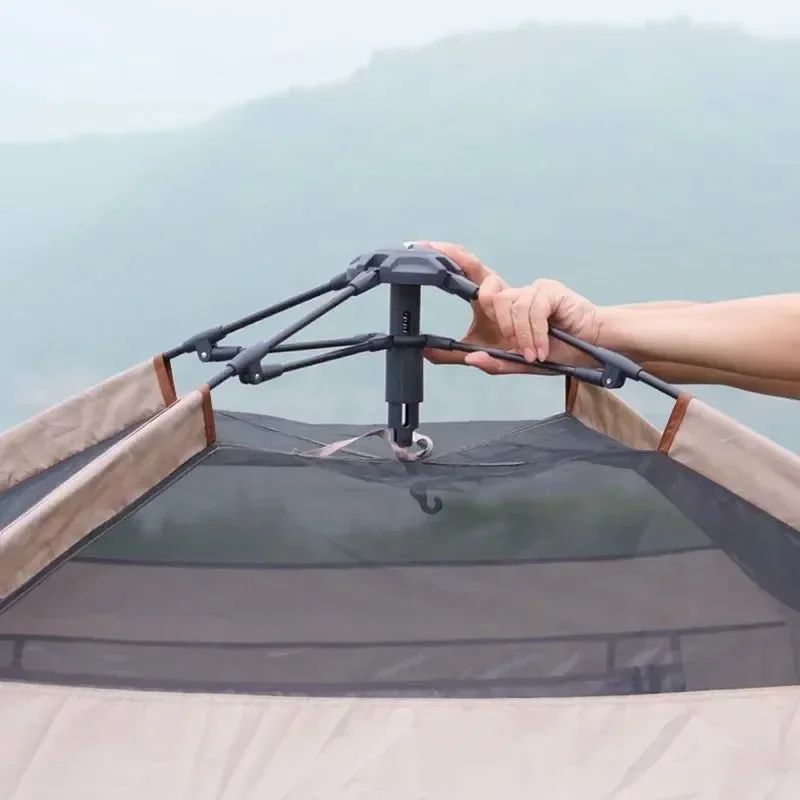 Elegant Quick-Opening Automatic Inflatable Tent Rain Wind and Sun Protection with Small Hat Tent Proven