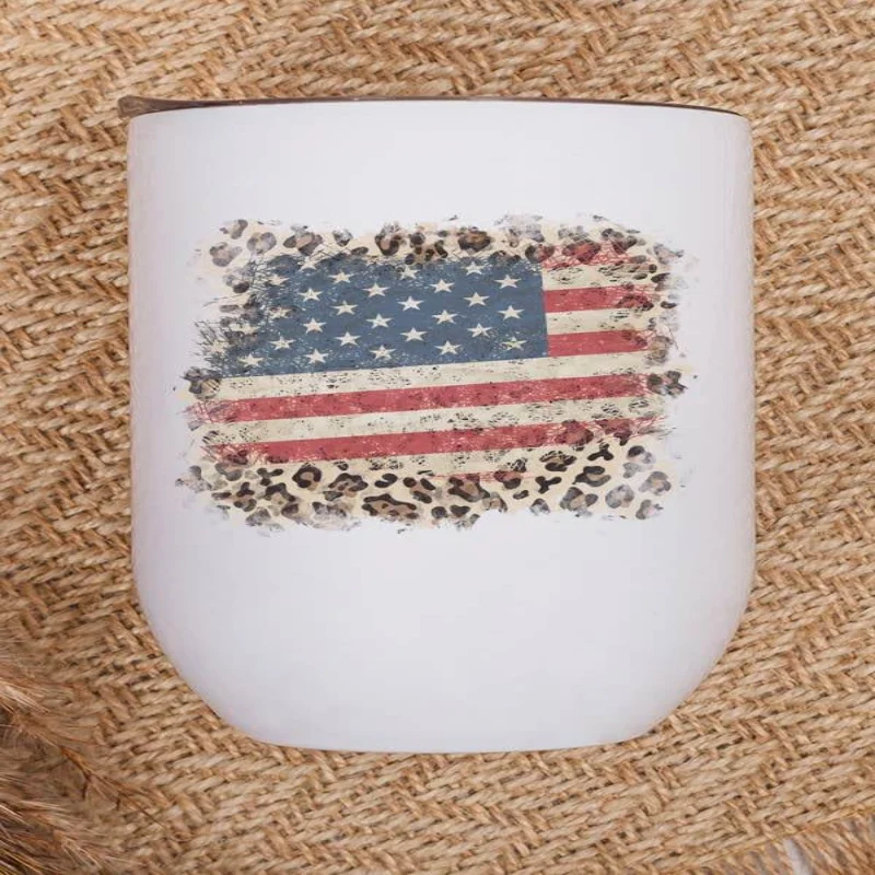 Classic Patriotic Leopard Tumbler Exceptional
