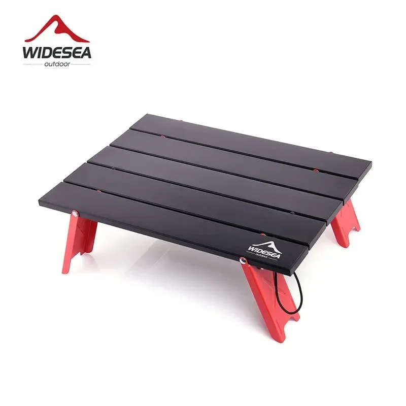 Minimalist Mini Portable Foldable Camping Table – Ultra Light Table for Outdoor Picnic Barbecue Tours and Bed Desk Relaxed