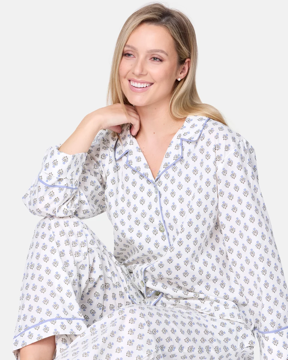 Superior Foxford Emma Cotton Pyjama Set Pure