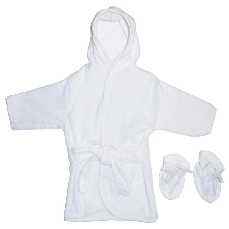 Smooth Classic White Terry Robe Powerful