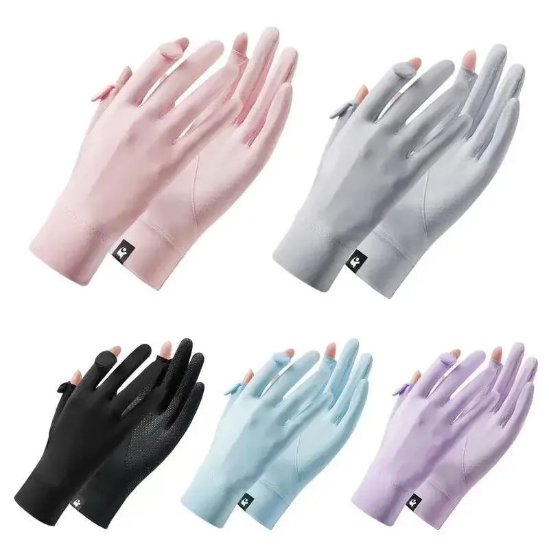 Optimized UV Protection Gloves UPF 50 Full Finger UV Blocking Gloves – Touchscreen Machine Washable Cycling Gloves for Hiking Summer Functional