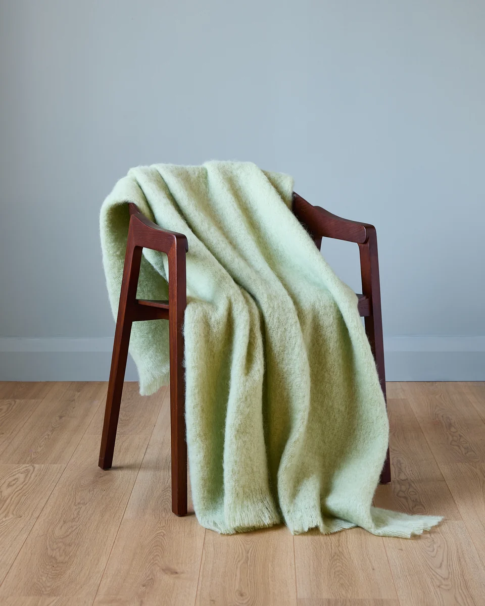 Genuine Foxford Lagan Mohair Throw Next-Generation