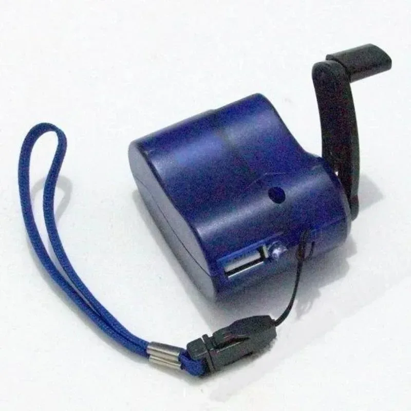 Elegant Mini Hand Crank USB Phone Charger – Emergency Camping Equipment and Survival Tool for Outdoor Travel and Hiking Smart
