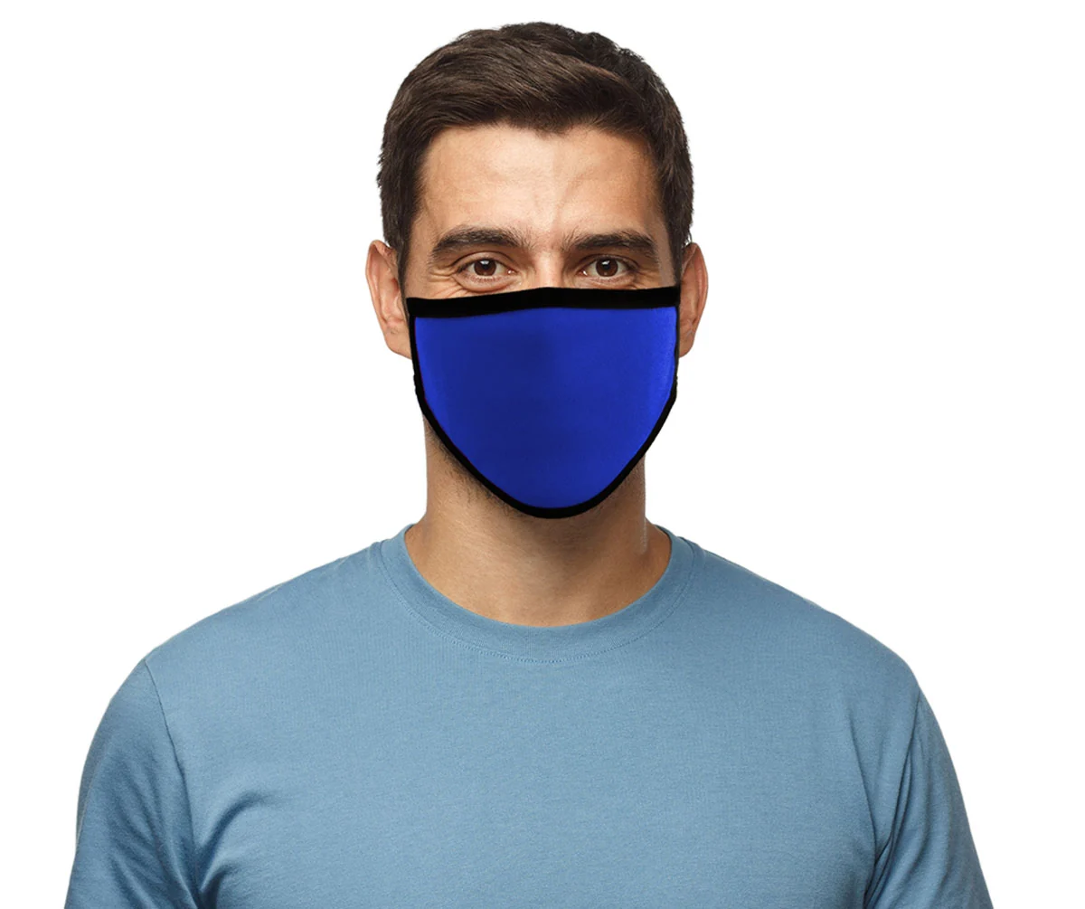 Excellent Milwaukee Leather Multi-Pack MP7924FM ‘Royal Blue’ 100 Cotton Protective Face Mask with Optional Filter Pocket Green